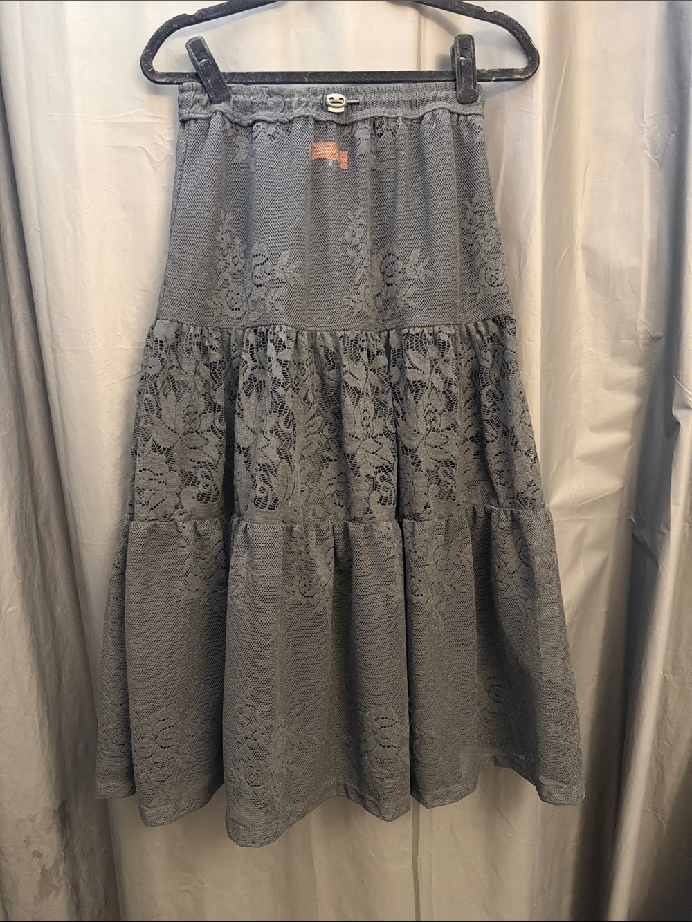 SUAY sheer lace maxi skirt size small (1)